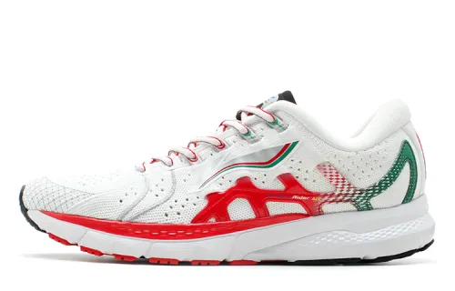 Li Ning Furious Rider 4.0 Mesh Slip Resistant Slip Resistant Low top Running Shoes Men's Red White