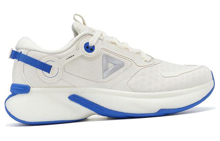 PEAK Flying Arc Cushioning Abrasion Resistant Breathable Low top Running Shoes Men’s White Blue