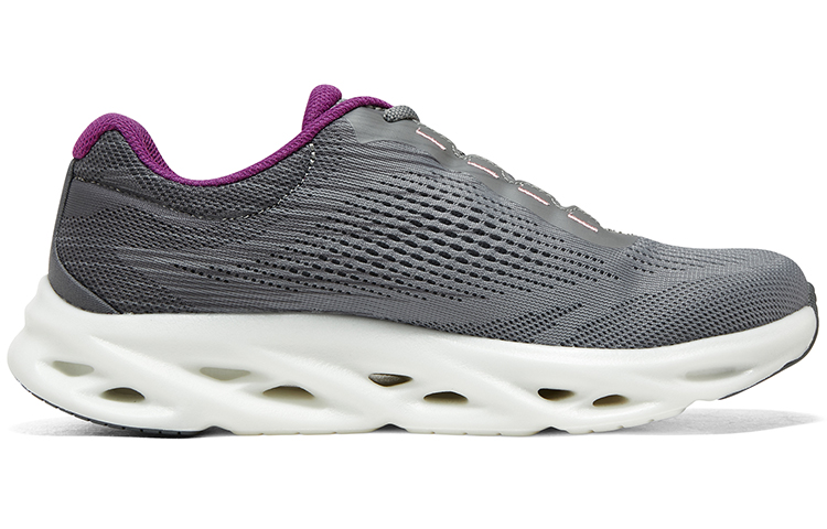 Skechers Go Run Speed Swirl Tech Comfortable Low top Running Shoes Women’s Gray Purple