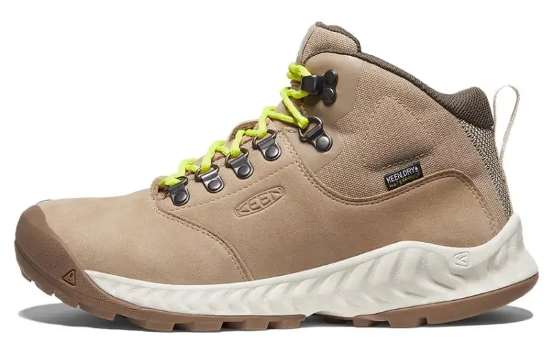 Keen NXIS EXPLORER MID WP Cushioning, Wear Resistant Mid top Outdoor Shoes Women's Beige