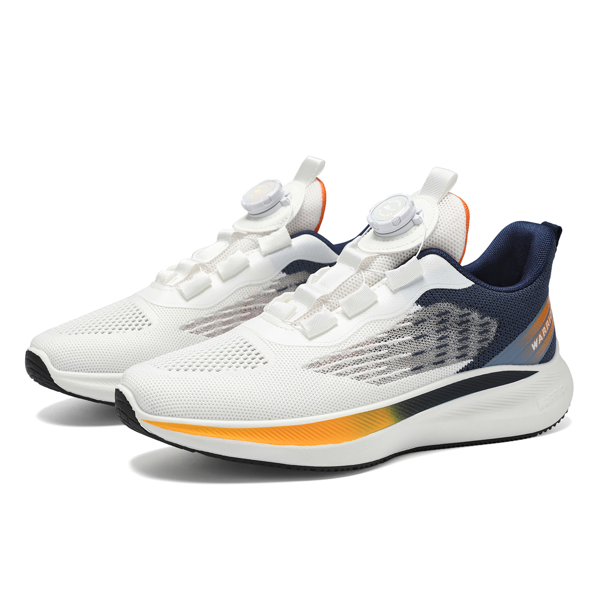 WARRIOR Walking Shoes Unisex Low Top White Blue/Black/White Haze Blue