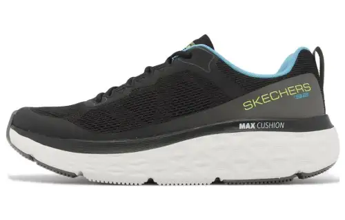 Skechers Max Cushioning Wear resistant And Lightweight Low top Running Shoes Men's Black