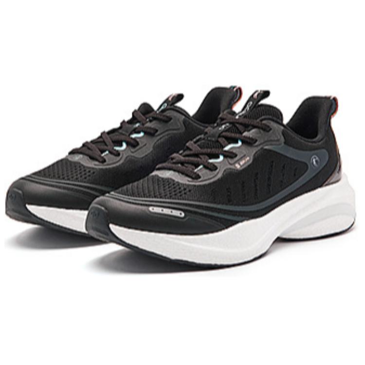 QIAODAN Infinity 6.0 Slip Resistant Abrasion Resistant Low top Casual Running Shoes Women’s Black White