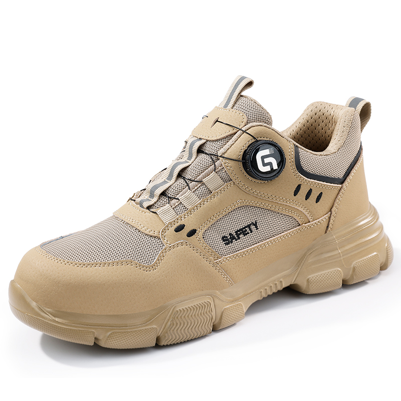 LANOUDUN Abrasion Resistant Impact Resistant Breathable Low top Outdoor Shoes Unisex Khaki