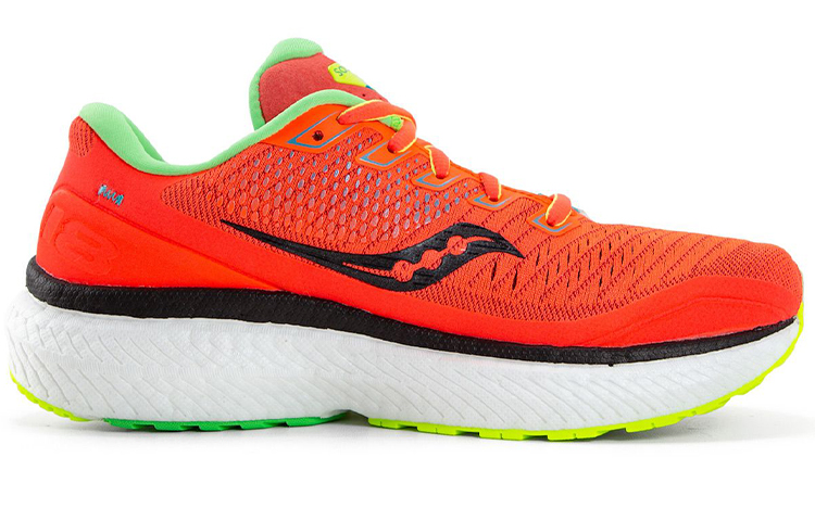 Saucony Triumph Comfortable Cushioning Slip Resistant Breathable Lightweight Rebound Low top Running Shoes Women’s Red