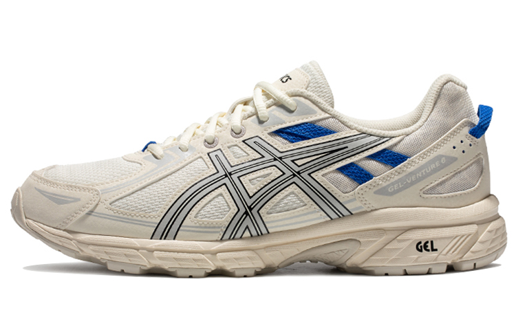 Мужские кроссовки ASICS Gel-Venture 6 (бежево-серый с синим)