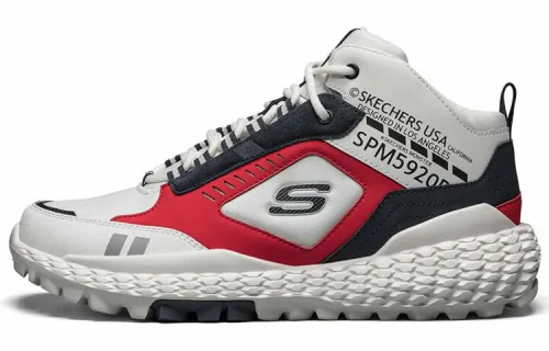 Skechers Monster Low top Chunky Sneakers Men's White Blue Red