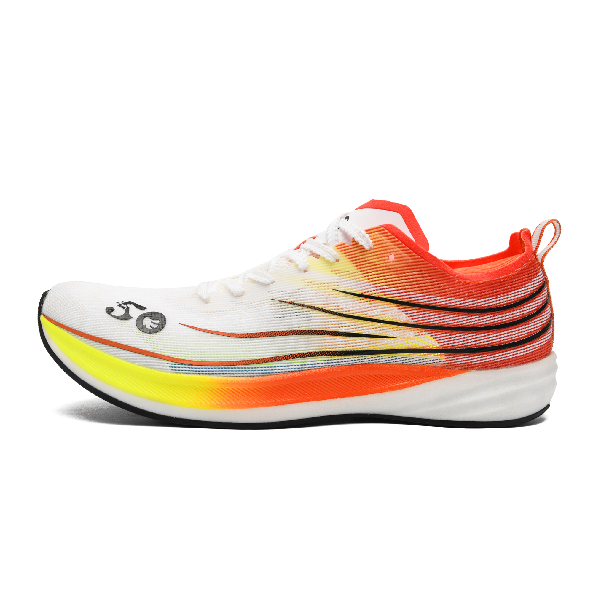50 Cushioning Slip Resistant Abrasion Resistant Low top Running Shoes Unisex Mismatched Color Frost & Ember