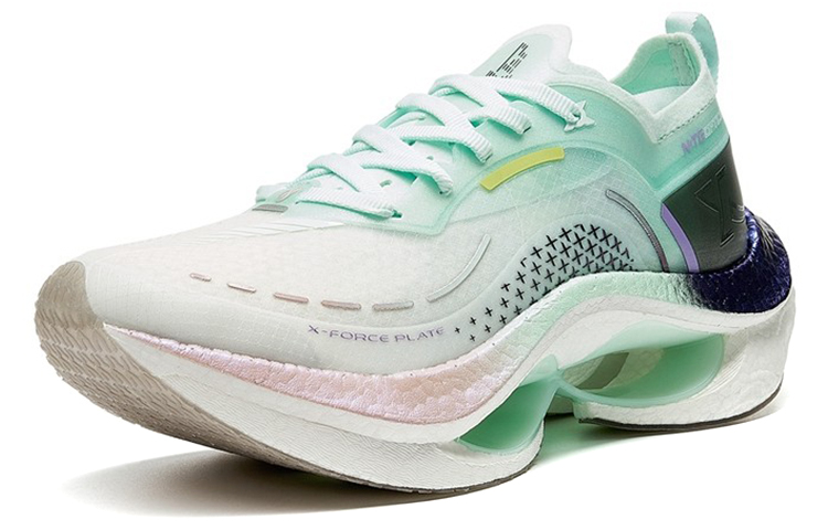 XTEP Slip Resistant, Abrasion Resistant, Breathable, Lightweight, Rebound Low top Casual Running Shoes Women’s