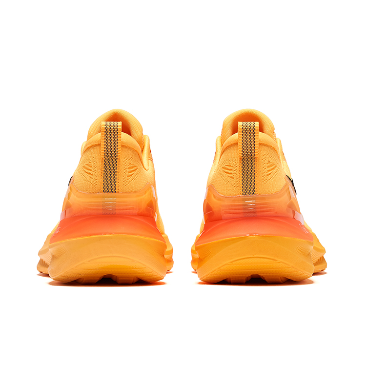 Erke Tianma 3.0 Cushioning Breathable Rebound Low top Training Sprint Running Shoes Men’s Fluorescent Sweet Orange