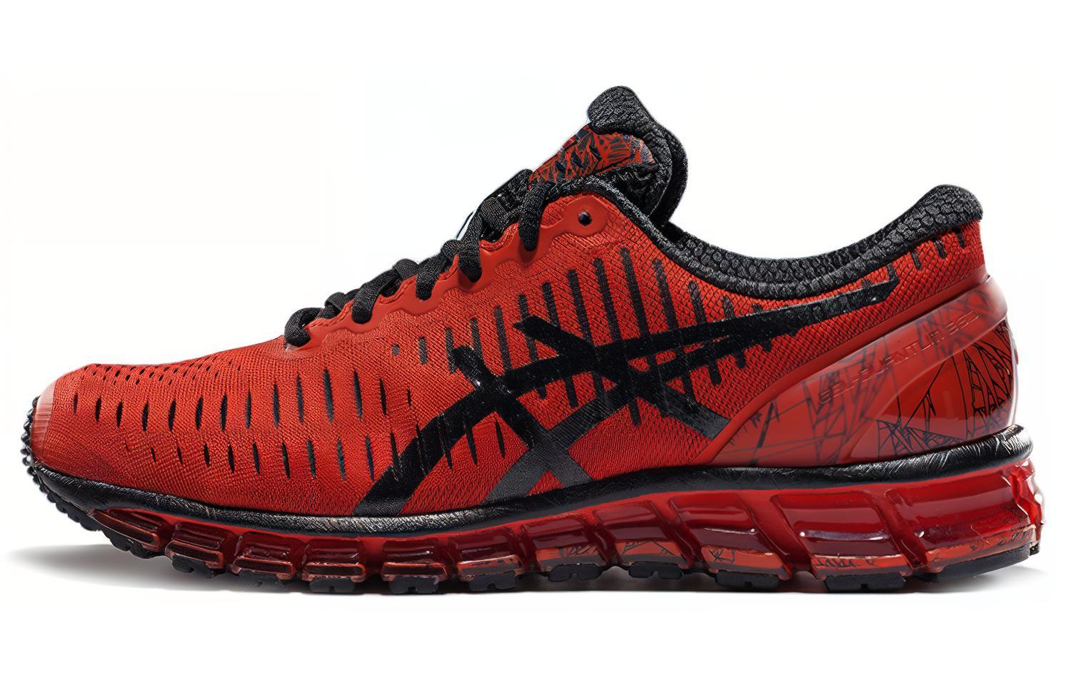 Asics Gel Quantum 360 Abrasion Resistant Low top Sprint Running Shoes Men's Orange Black