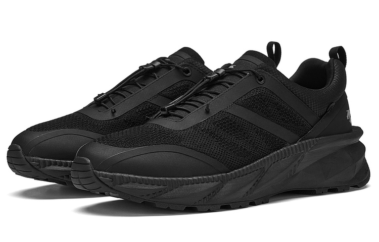 DESCENTE ALLTERRAIN Fabric Rebound Low top Casual Running Shoes Unisex Black