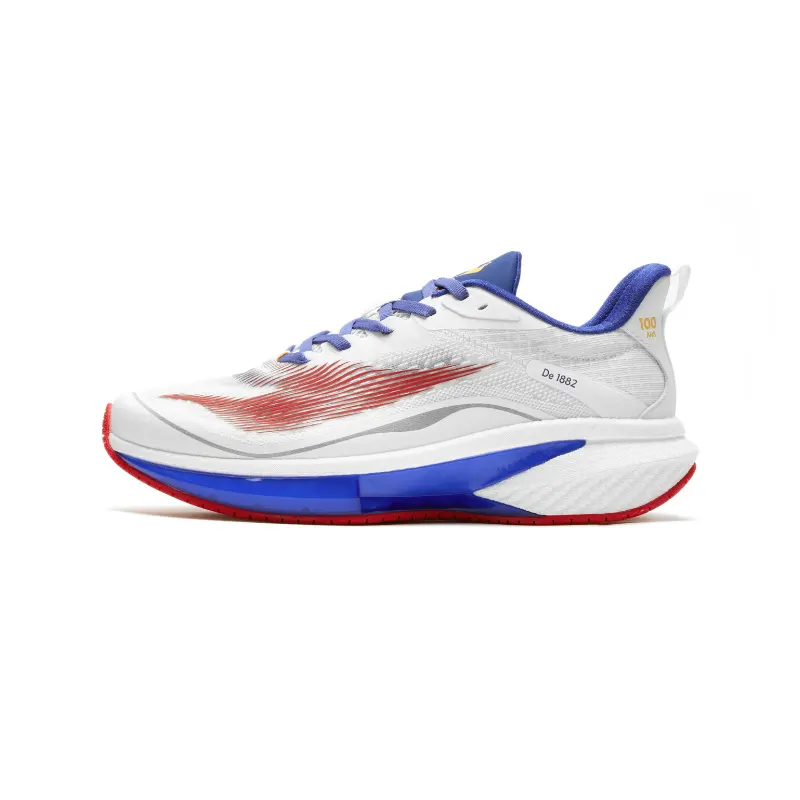 Le Coq Sportif Abrasion Resistant Support Abrasion Resistant Support Low top Running Shoes Unisex White Blue Red