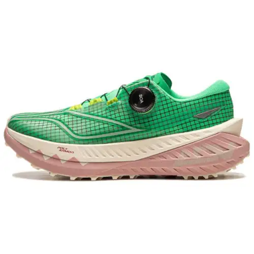 Li Ning Running Shoes Women's Low Top Green Beige Pink