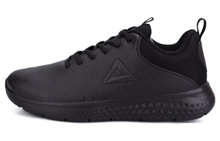PEAK Cushioning Slip Resistant Abrasion Resistant Low top Running Shoes Men’s Black