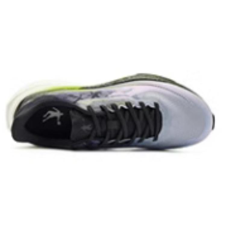 QIAODAN Infinity 7.0 Cushioning Slip Resistant Rebound Low top Casual Sprint Running Shoes Men’s Gray Black