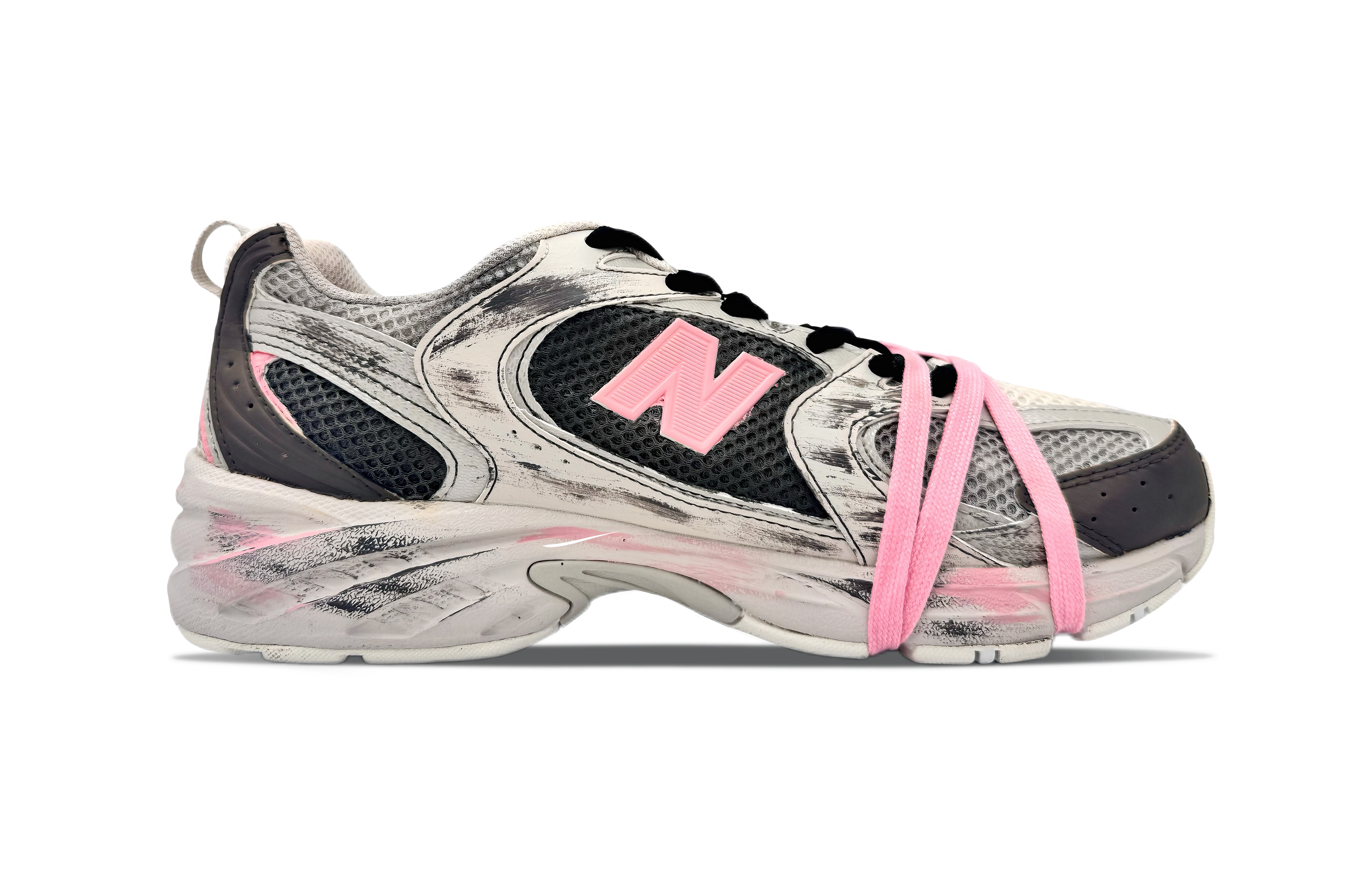 New Balance NB 530 Slip Resistant Low top Running Shoes Unisex Pink Brown