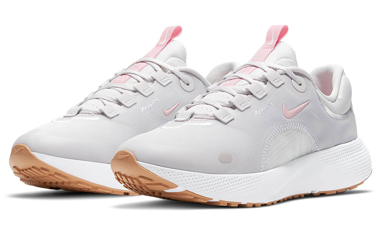 Женские кроссовки Nike React Escape Run 1 (серо-розовые) — фото 3