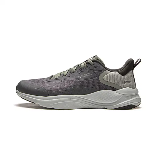 Li Ning Liuyun Slip Resistant And Breathable Low top Running Shoes Men's Taupe