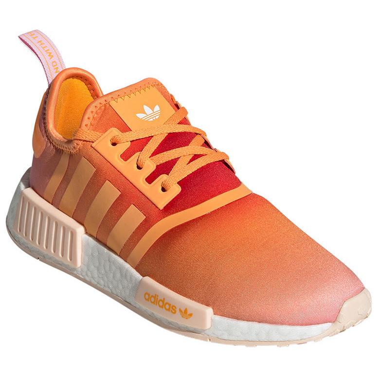 Adidas Originals NMD_R1 Slip Resistant Abrasion Resistant Low top Casual Running Shoes Unisex Orange