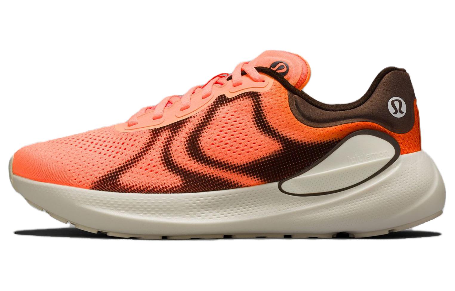 Lululemon Beyondfeel Mesh Cushioning Breathable Lightweight Low top Casual Running Shoes Men’s Orange