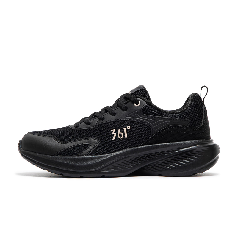 361° Slip Resistant Abrasion Resistant Low top Casual Running Shoes Women’s Black