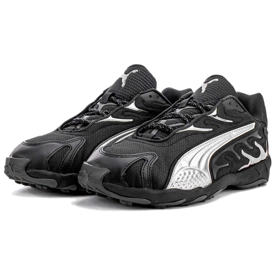 PUMA Inhale Abrasion Resistant Low top Training Running Shoes Men’s Black Silver
