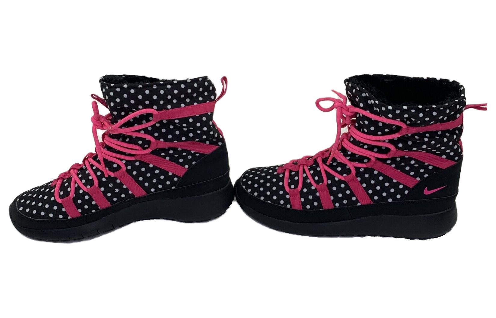 Nike Roshe One Hi 'Black Pink' Gs
