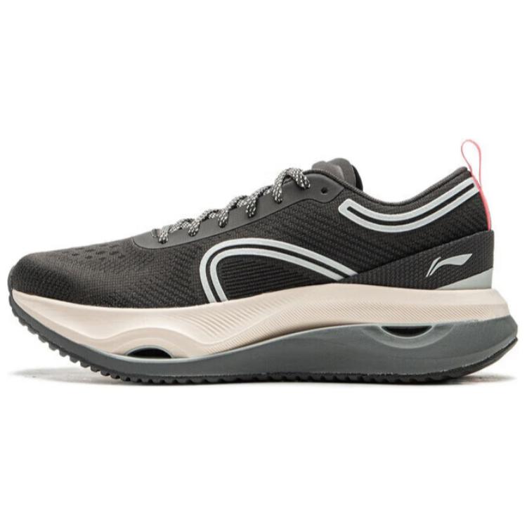 Li Ning Fabric Slip Resistant Abrasion Resistant Low top Running Shoes Women’s Black