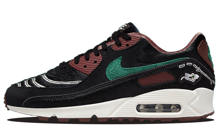 Женские кроссовки Nike Air Max 90 "Siempre Familia" (черно-коричневые)