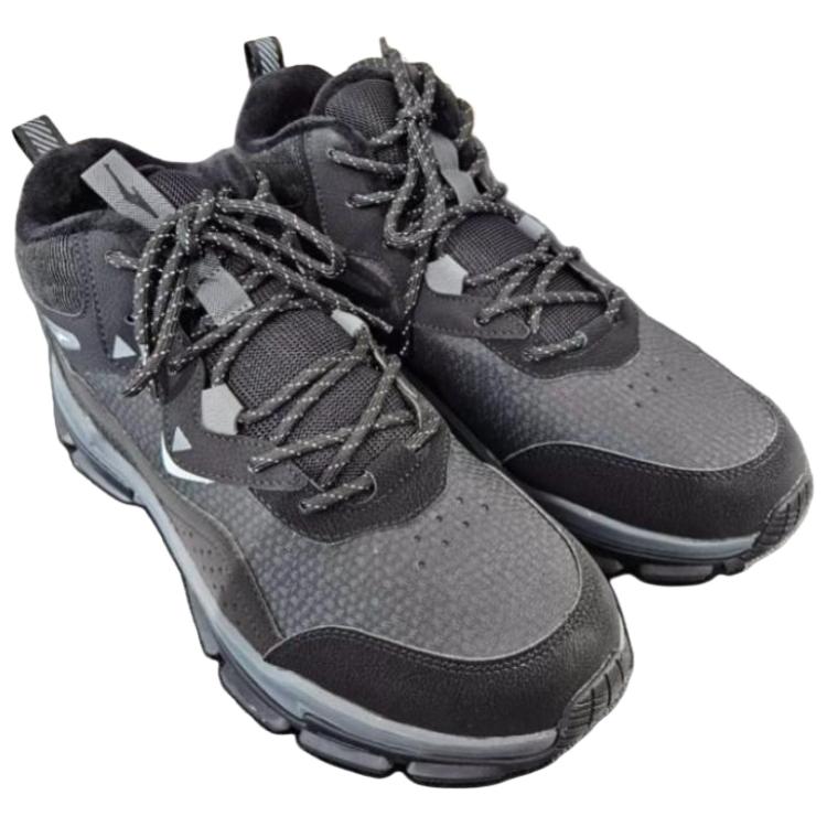 Erke Slip Resistant, Abrasion Resistant, Thermal Mid top Outdoor Shoes Men’s Gray