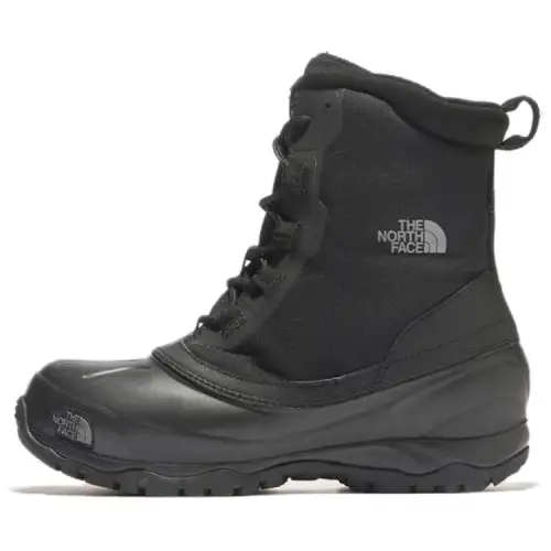 THE NORTH FACE Wear resistant And Waterproof High top Outdoor Shoes Unisex Black
