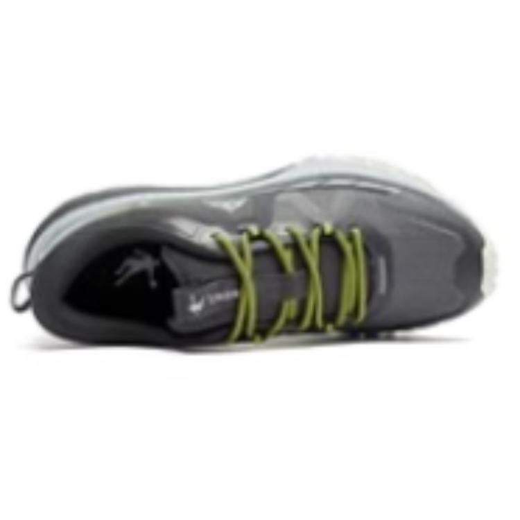 QIAODAN Slip Resistant Abrasion Resistant Low top Trail Running Shoes Men’s Gray Blue
