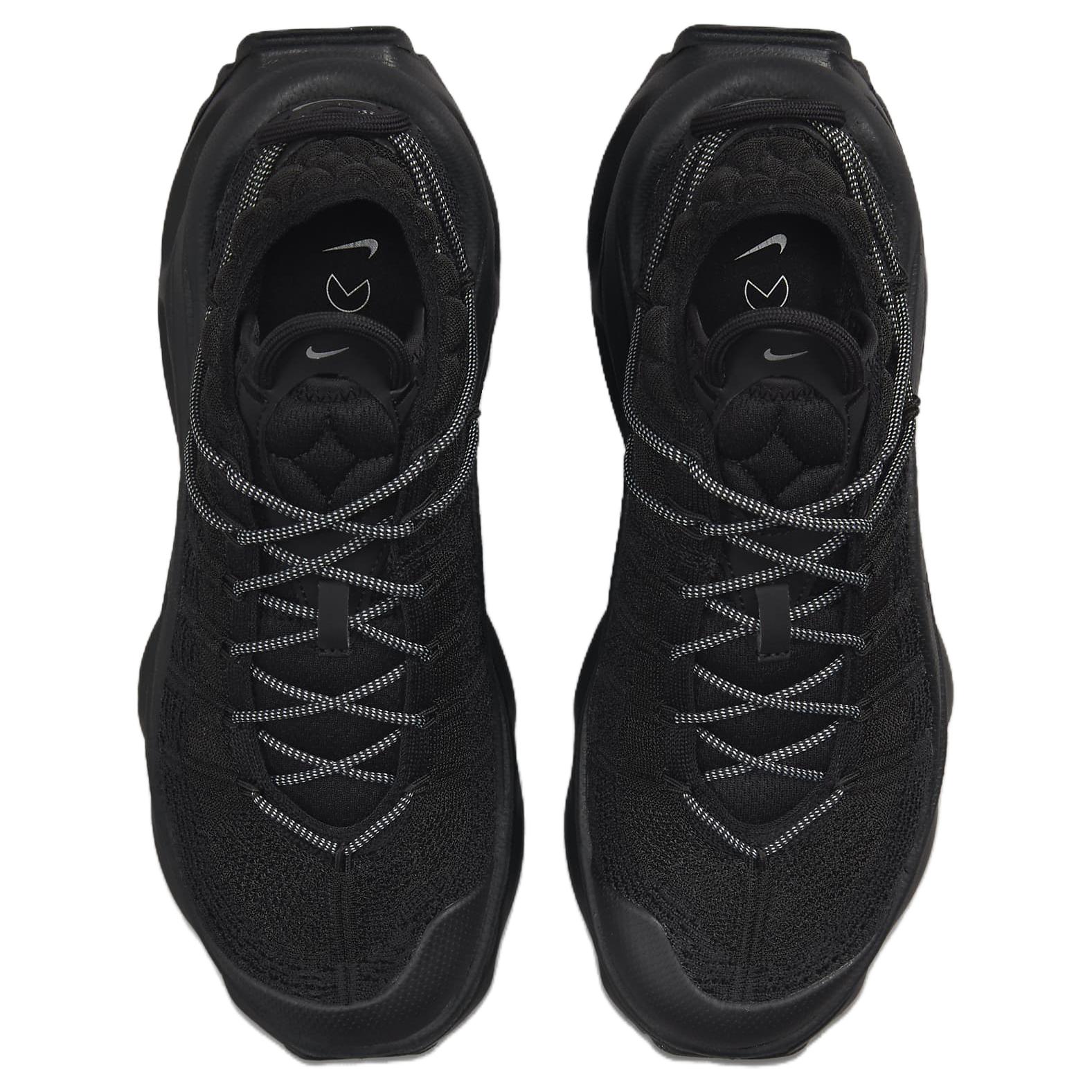 Nike Air Max Flyknit Venture Black Metallic Silver Women’s
