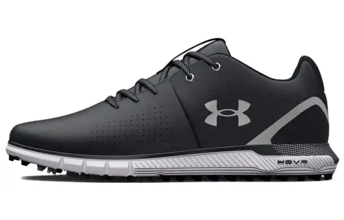 Under Armour Hovr Fade 2 Spikeless Golf 2E Wide 'Black Metallic Silver'