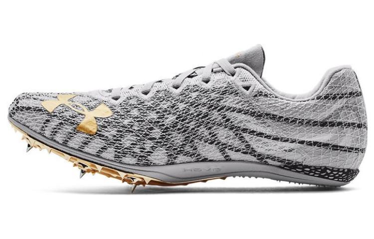 Кроссовки Under Armour HOVR Miler Pro 3 (серо-желтые)