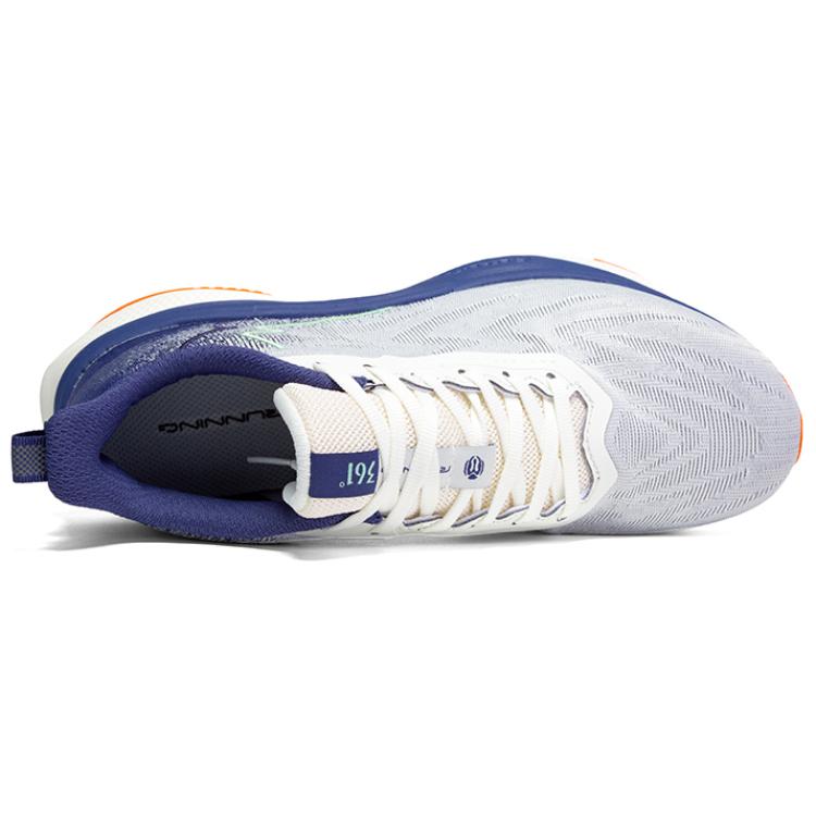 361° Slip Resistant Abrasion Resistant Slip Resistant Abrasion Resistant Low top Casual Running Shoes Men’s White Blue