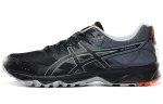 Asics Gel Sonoma 3 Comfortable Textile, Synthetic Leather Abrasion Resistant Low top Running Shoes Men's Black Gray