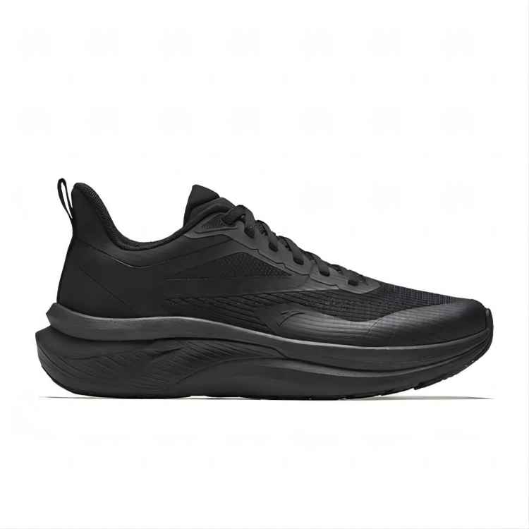Anta Light Cloud Slip Resistant Abrasion Resistant Low top Running Shoes Men’s Black