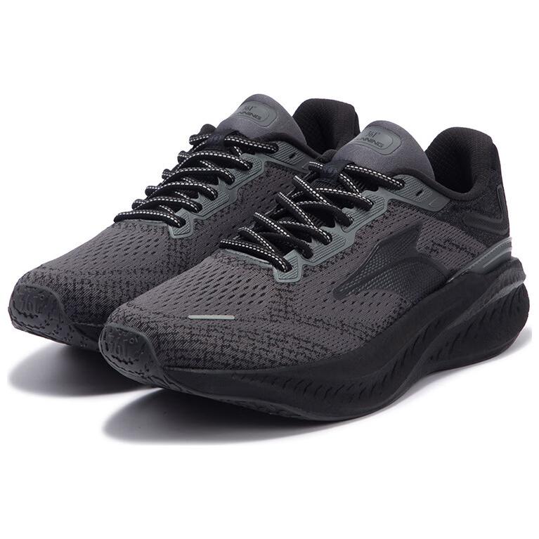 361° Foam 4.0 Abrasion Resistant Slip Resistant Low top Running Shoes Men’s Gray Black