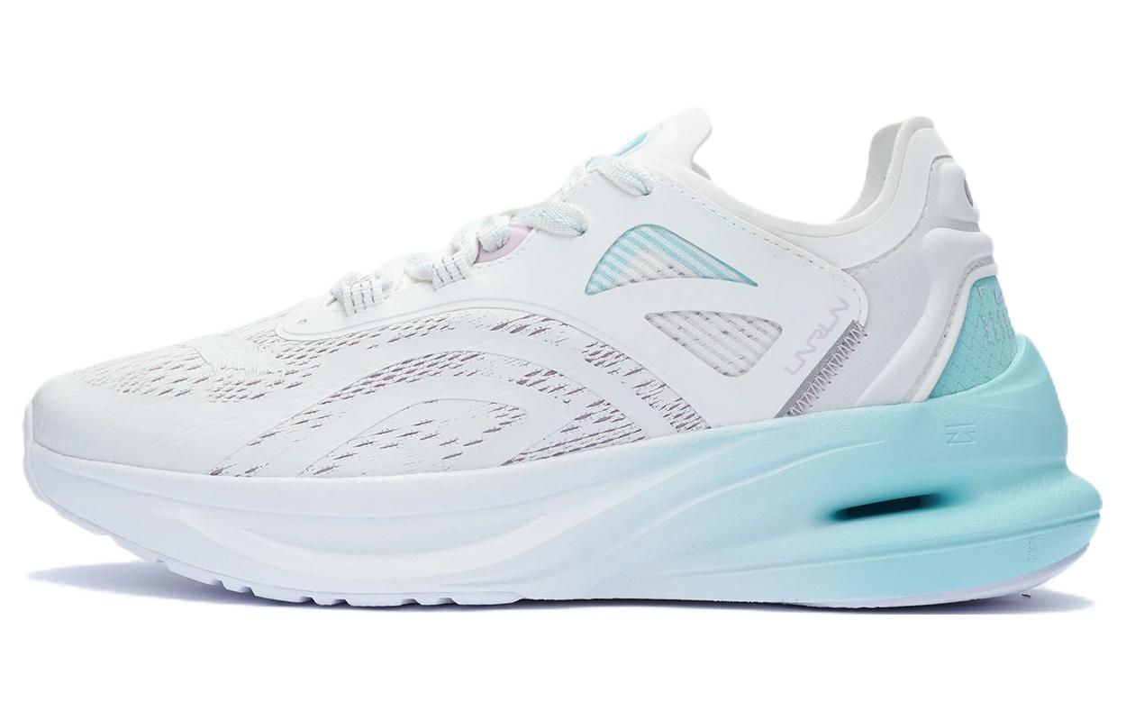 Li Ning Jogging Cushioning Reflective Rebound Cushioning Reflective Rebound Low top Running Shoes Women’s White Blue