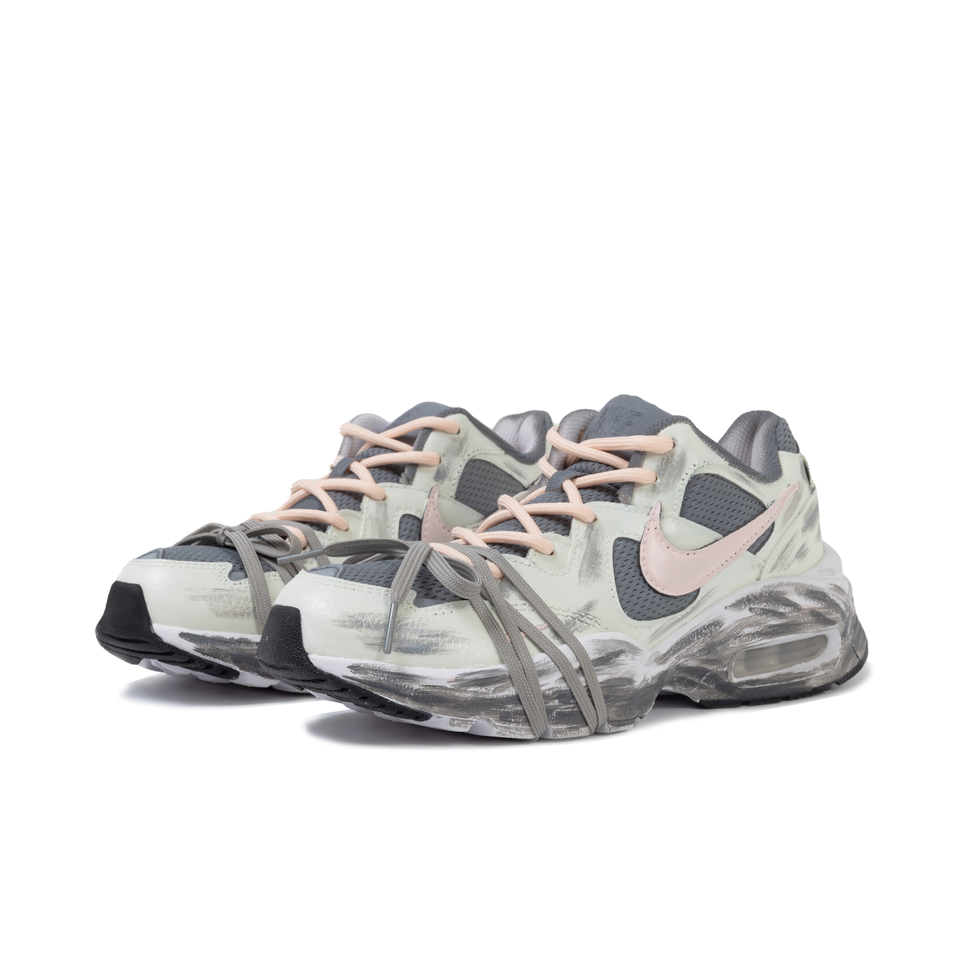 Nike Air Max Fusion Running Shoes Women’s Low Top Gray, Pink