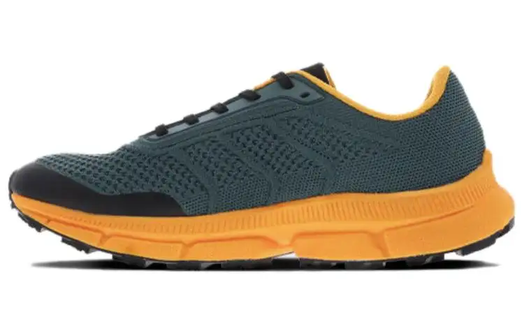 INOV 8 Cushioning Slip Resistant Abrasion Resistant Low top Running Shoes Men's Brown Yellow