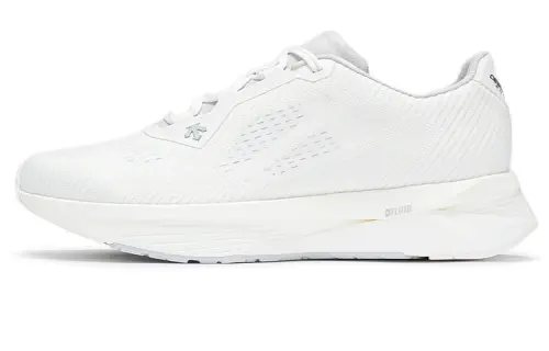 DESCENTE ENERZITE FLUID Mesh Cushioning Low top Casual Running Shoes Men's White