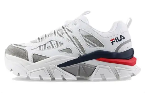 FILA Cushioning, Wear Resistant Low top Running Shoes Men's White