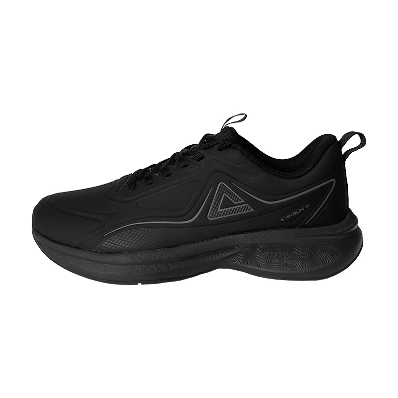 PEAK Taichi Journey Running Shoes Men’s Low Top All Black