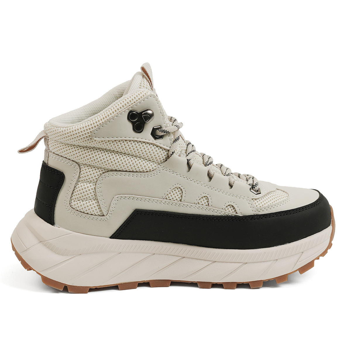 Jeep Mid top Outdoor Shoes Unisex Black White