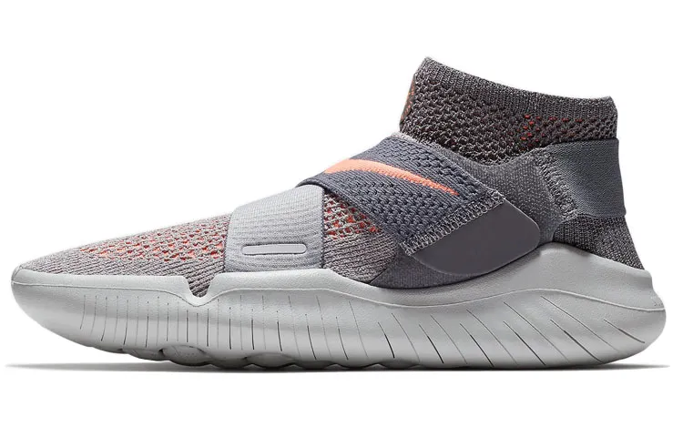 Nike Free Rn Motion Flyknit 2018 'Grey Crimson' Women's
