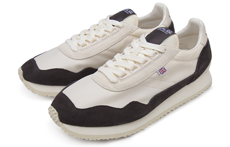 Norman Walsh Leather, Nylon Cushioning Slip Resistant Abrasion Resistant Lightweight Low top Running Shoes Unisex