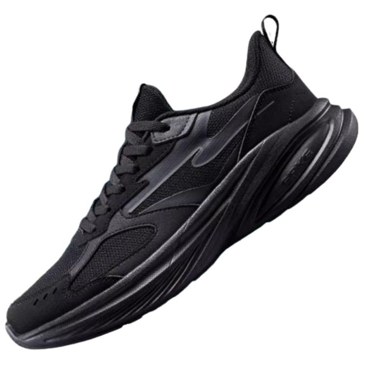 Erke Cushioning Slip Resistant Low top Casual Running Shoes Men’s Black